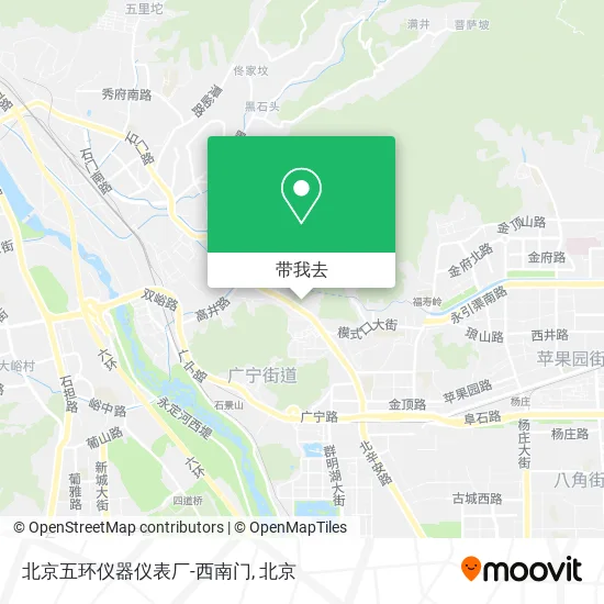 北京五环仪器仪表厂-西南门地图