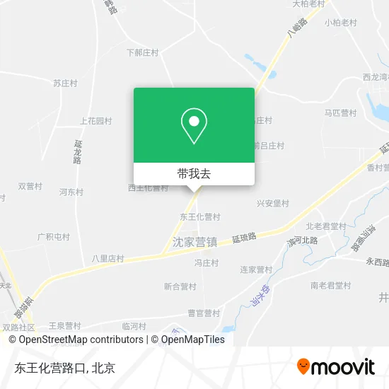 东王化营路口地图