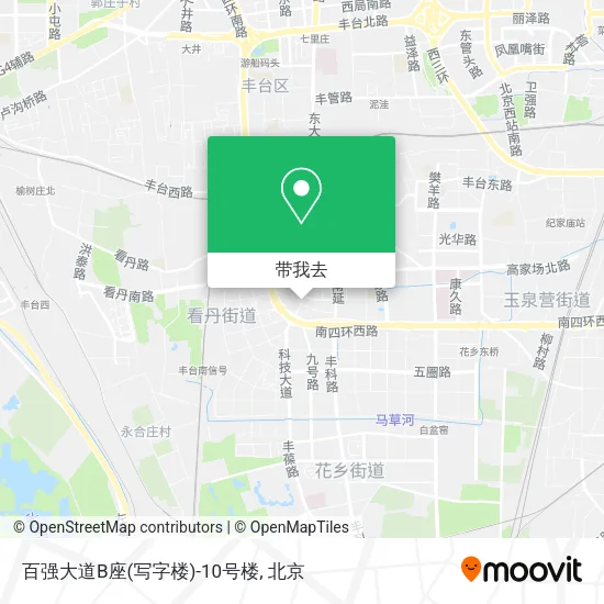 百强大道B座(写字楼)-10号楼地图
