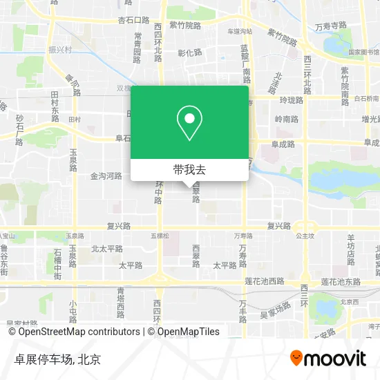 卓展停车场地图