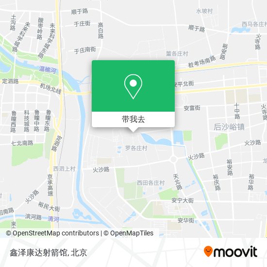 鑫泽康达射箭馆地图