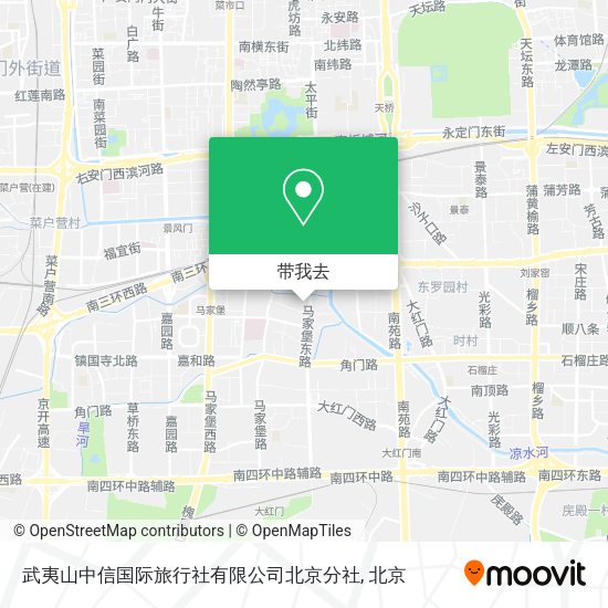 武夷山中信国际旅行社有限公司北京分社地图
