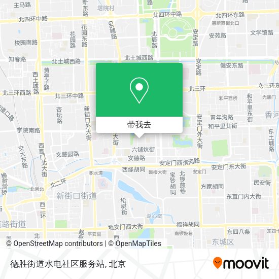 德胜街道水电社区服务站地图