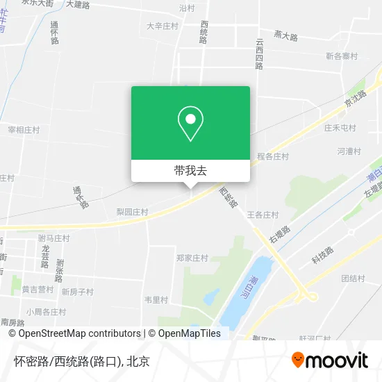 怀密路/西统路(路口)地图