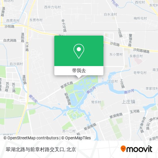 翠湖北路与前章村路交叉口地图