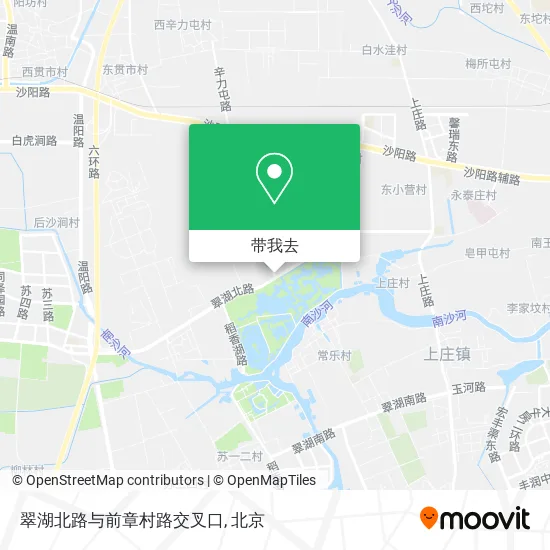 翠湖北路与前章村路交叉口地图
