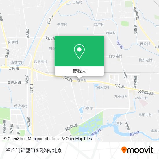 福临门铝塑门窗彩钢地图