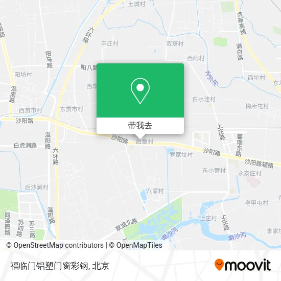 福临门铝塑门窗彩钢地图
