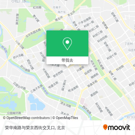 荣华南路与荣京西街交叉口地图