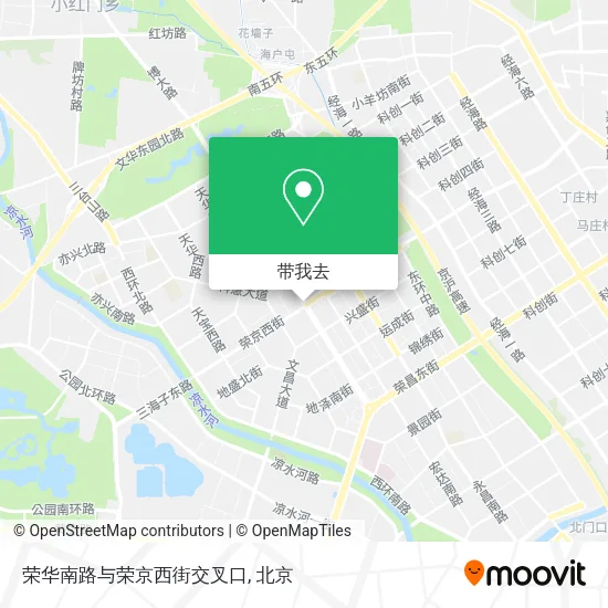 荣华南路与荣京西街交叉口地图