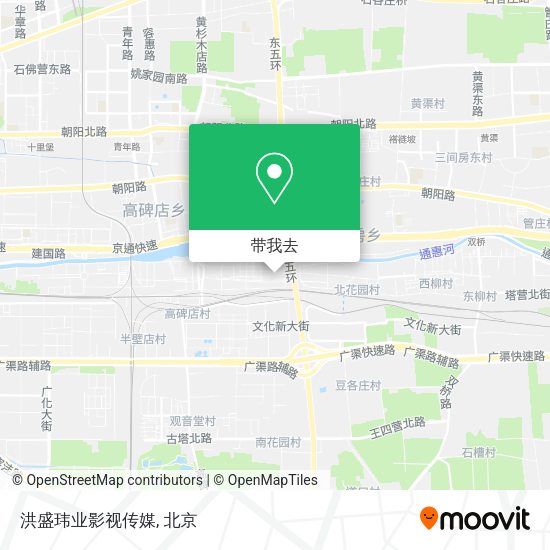 洪盛玮业影视传媒地图