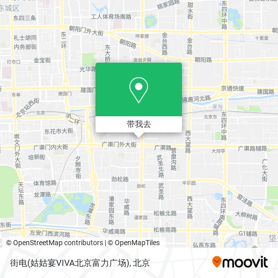 街电(姑姑宴VIVA北京富力广场)地图