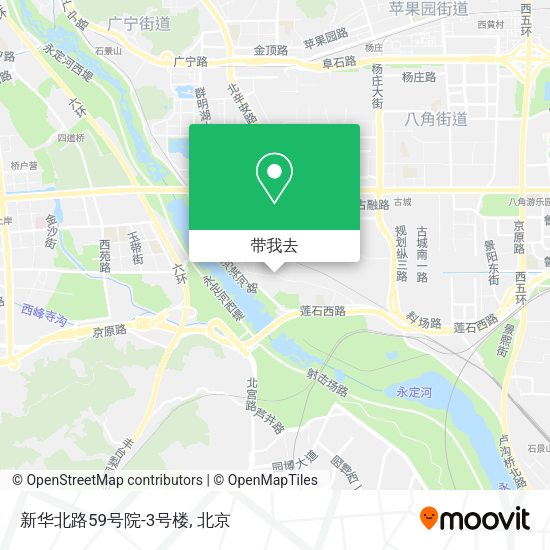 新华北路59号院-3号楼地图