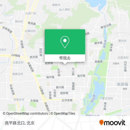 燕平路北口地图