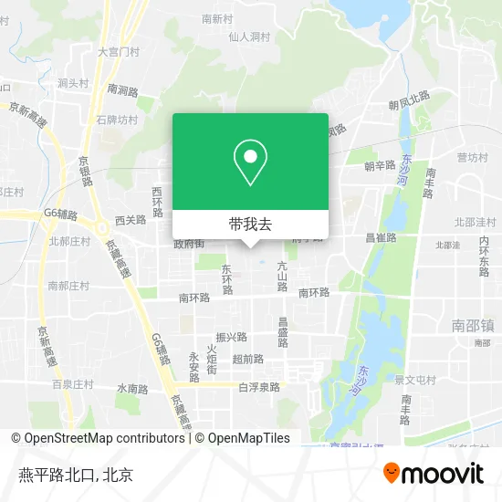 燕平路北口地图