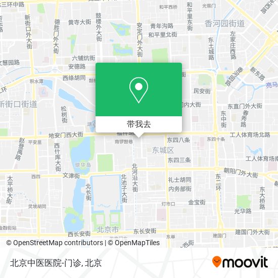 北京中医医院-门诊地图