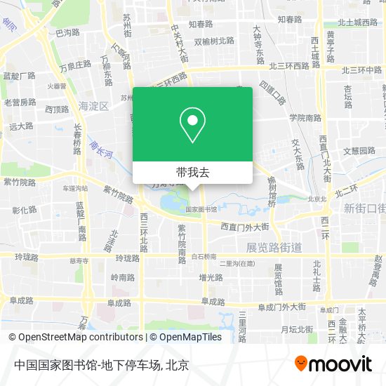 中国国家图书馆-地下停车场地图