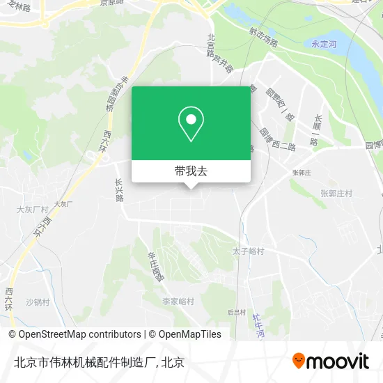 北京市伟林机械配件制造厂地图
