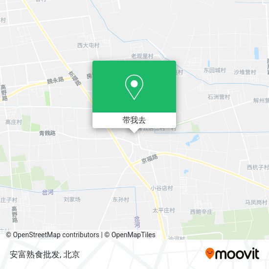安富熟食批发地图