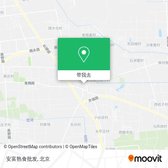 安富熟食批发地图