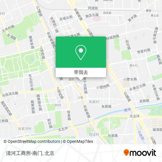 清河工商所-南门地图