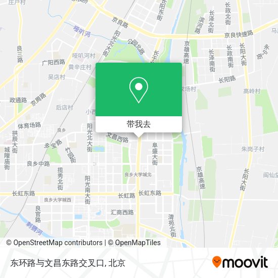 东环路与文昌东路交叉口地图
