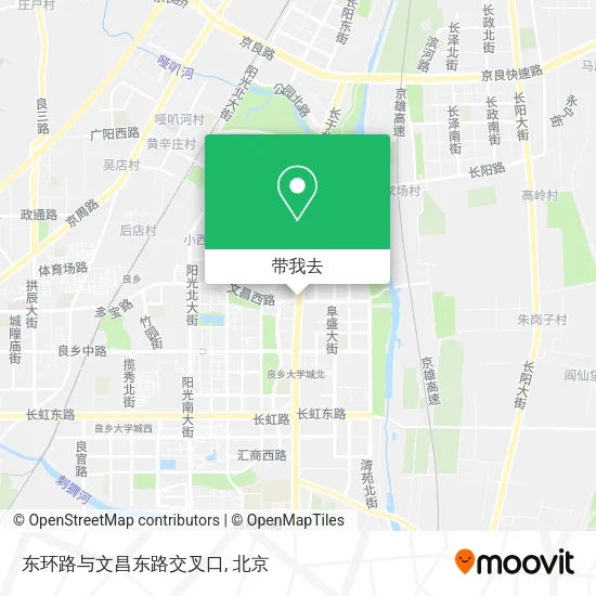 东环路与文昌东路交叉口地图