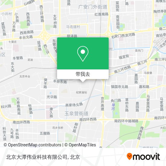 北京大潭伟业科技有限公司地图