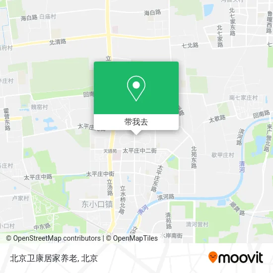 北京卫康居家养老地图