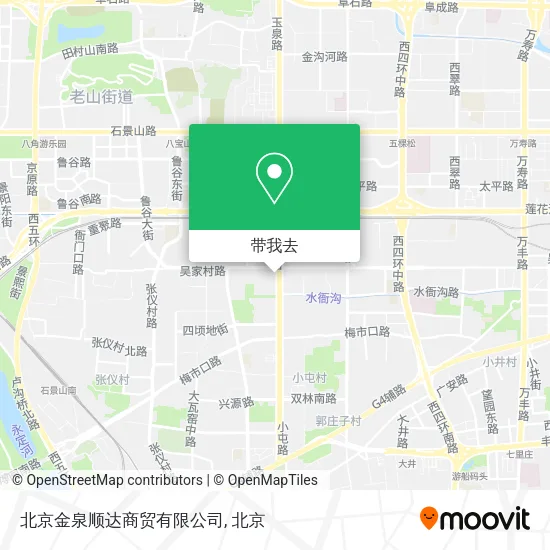 北京金泉顺达商贸有限公司地图