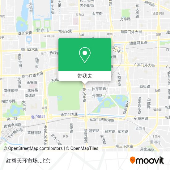 红桥天环市场地图