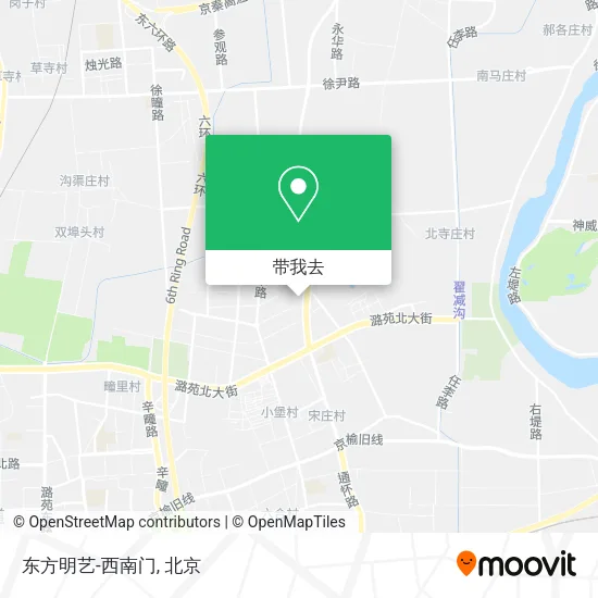 东方明艺-西南门地图