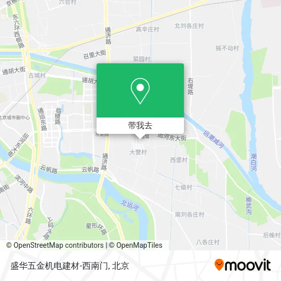 盛华五金机电建材-西南门地图