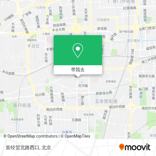 首经贸北路西口地图