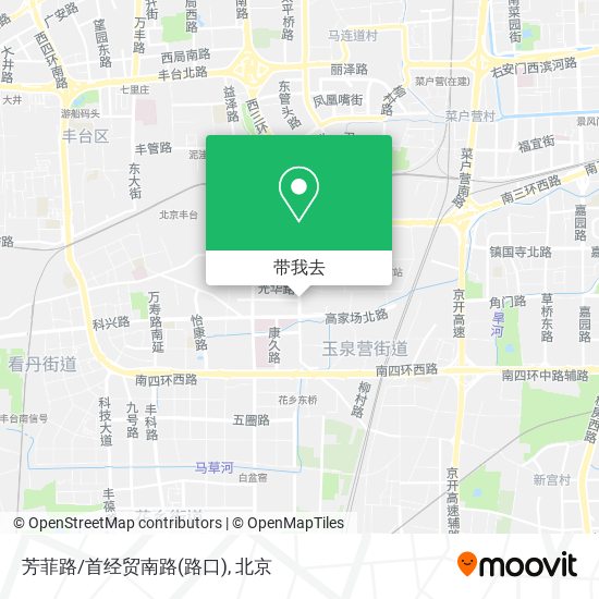 芳菲路/首经贸南路(路口)地图