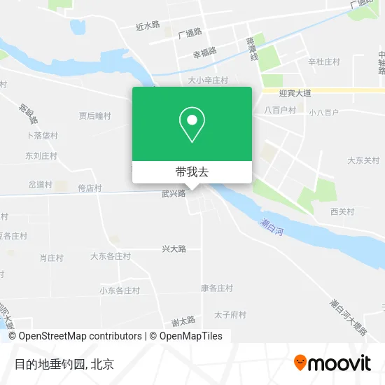 目的地垂钓园地图