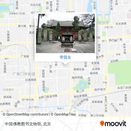 中国佛教图书文物馆地图