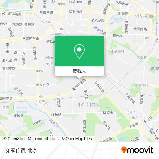 如家住宿地图