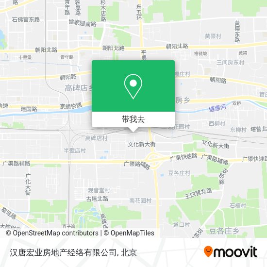 汉唐宏业房地产经络有限公司地图