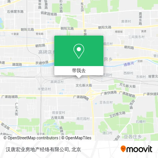 汉唐宏业房地产经络有限公司地图