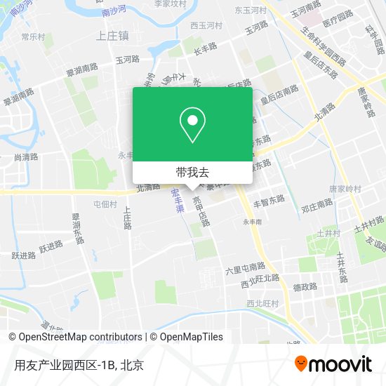 用友产业园西区-1B地图