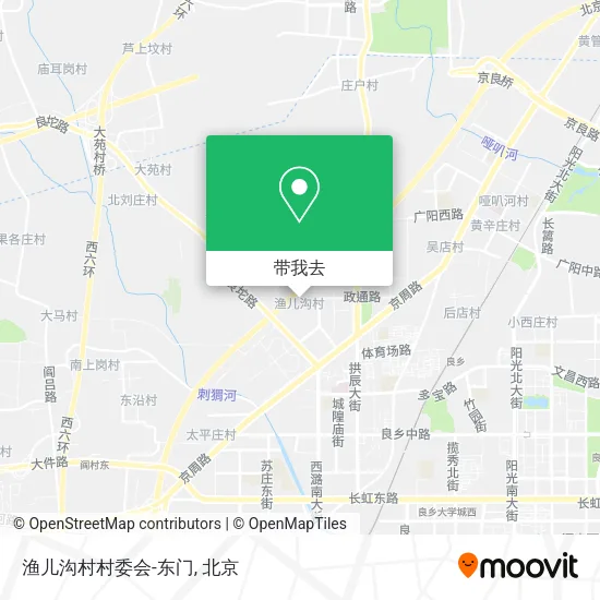 渔儿沟村村委会-东门地图