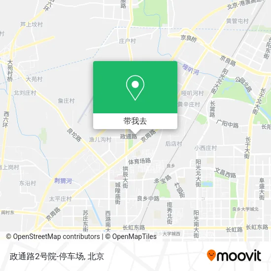 政通路2号院-停车场地图