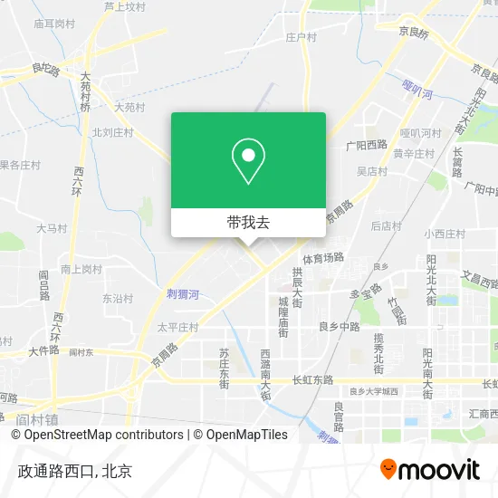 政通路西口地图