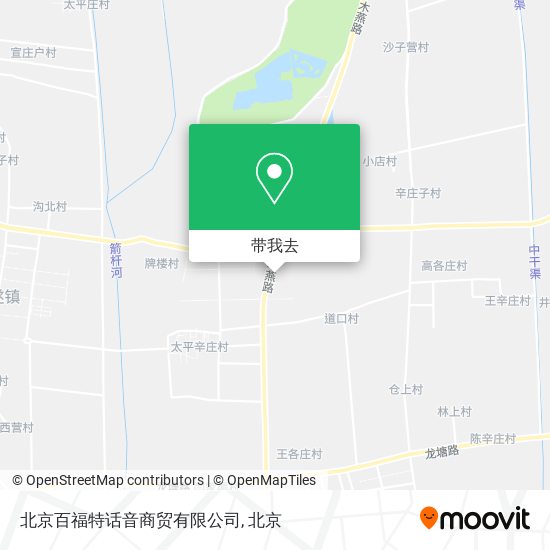 北京百福特话音商贸有限公司地图