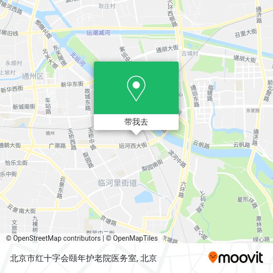 北京市红十字会颐年护老院医务室地图