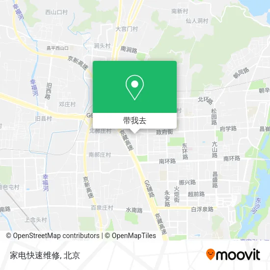 家电快速维修地图