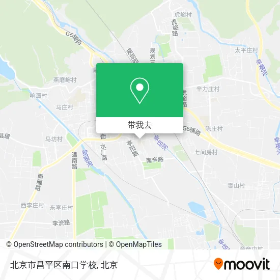 北京市昌平区南口学校地图