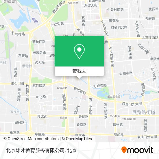 北京雄才教育服务有限公司地图