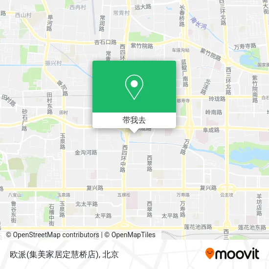 欧派(集美家居定慧桥店)地图
